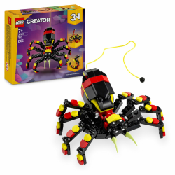 LEGO Creator 3in1 Wilde Tiere: Überraschungsspinne - Spielzeug zum Umbauen in eine Skorpion Figur oder Schlange - Bauset mit 3 Modellen - Geschenk für Jungen und Mädchen ab 7 Jahren 31159 Angebot bei HelloDeals