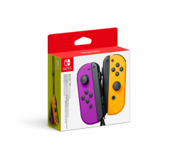 Nintendo Joy-Con 2er-Set Neon-Lila/Neon-Orange Angebot bei HelloDeals