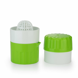 Börner Saftpresse • Zitruspresse für frische Obst- & Gemüsesäfte • Entsafter mit Saftbehälter • Orangenpresse & Zitronenpresse manuell • Handpresse • Fruchtpresse • Farbe: Grün Angebot bei HelloDeals