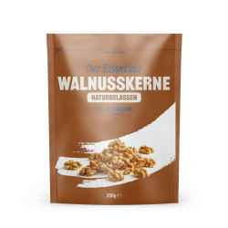 by Amazon Walnusskerne, Ungesalzene, 200g (1er-Pack) Angebot bei HelloDeals
