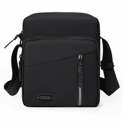 Wasarmir Umhängetasche Herren, Wasserdichte Schultertasche Herrentasche Zum Umhängen, Klein Handytasche Crossbody Bag Seitentasche Kuriertasche Männer Tasche für Tägliches Schwarz Angebot bei HelloDeals