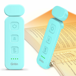 Gritin Leselampe Buch Klemme, Wiederaufladbare Buchlampe mit 7 LEDs, 3 Farbtemperatur & Stufenlos Dimmbare Klemmleuchte mit Extra 5 Helligkeitsstufen Modi, Lange Laufzeit Leselicht Angebot bei HelloDeals