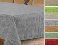 BEAUTEX Wachstuchtischdecke rund oval eckig, Georginias Tischdecke abwischbar, Farbe und Größe wählbar (Eckig 100x140 cm Grau) Angebot bei HelloDeals