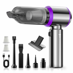 Tidy Cats Handstaubsauger, 18000Pa Akku Handstaubsauger Kabellos, 3-Gang Autostaubsauger mit Waschbar HEPA-Filter, Aufladbar Tragbar Leicht Mini Staubsauger, für den Auto, Haus, Küche, Tierhaare Angebot bei HelloDeals