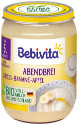 Bebivita Abendbrei Grieß-Banane-Apfel, 6er Pack (6 x 190g) Angebot bei HelloDeals