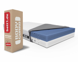 Bodyguard bett1 Anti-Kartell-Matratze 140x200. Deutschlands meistgekaufte Matratze (2in1 Liegehärten, Mittelfest & Fester, Bezug 60°C waschbar, Oeko-TEX 100, Ergonomiemodule, QXSchaum) Angebot bei HelloDeals