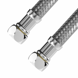 VARIOSAN Flexschlauch 17505, 3/8" ÜWM x 3/8" ÜWM, 300 mm, Edelstahlmantel, DVGW zertifiziert, Trinkwasser, flexibler Panzerschlauch Angebot bei HelloDeals