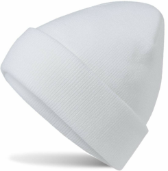 Hatstar Wintermütze | Damen Beanie Mütze | Herren Feinstrick Beanie | für Frauen Männer Unisex | Cuffed Hats Weich & Warm 30-36 Weiß Angebot bei HelloDeals
