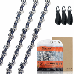SAVIOR 3-Pack 35 cm Sägekette 3/8"LP 52 TG 1,1 mm Rückschlagsarme Kette kompatibel mit Makita DUC353Z, Bosch AKE 35 S, Einhell GP-LC 36/35 Li, Oregon, Husqvarna, Dolmar und mehr Angebot bei HelloDeals