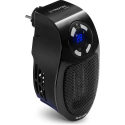 TROTEC Steckdosen Heizlüfter TFC 2 E – Heizleistung 500 W – mini Keramik Heizung, für Räume bis 10 m² / 25 m³, schwarz Angebot bei HelloDeals