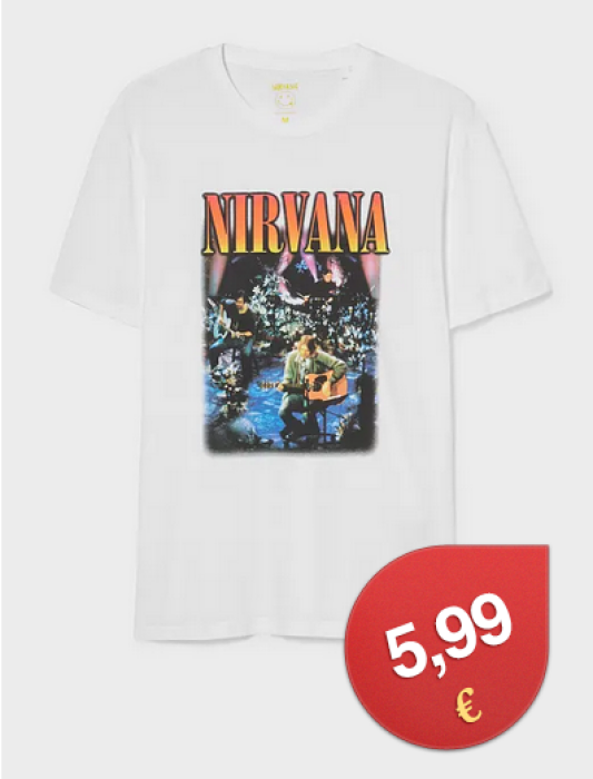 T-Shirt - Bio-Baumwolle - Nirvana