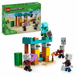 LEGO Minecraft Die Illager-Wüstenpatrouille, Set zum Videospiel für Kinder, Mini-Spielzeug mit Außenposten und DREI Minifiguren, inkl. Plünderer, Diener und Kaktusritter 21267 Angebot bei HelloDeals