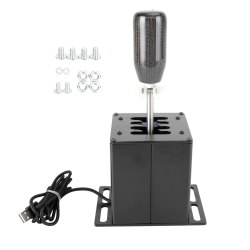 7+R USB Simulator Shifter PC H Schalthebel für Logitech G29 G920 Lenkrad PC Schwarz [Video Game] Angebot bei HelloDeals
