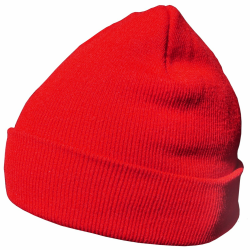 DonDon Mütze Herren Mütze Damen Wintermütze Beanie klassisches Design Einheitsgröße Rot Angebot bei HelloDeals