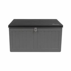 Grindi - Gartenbox Kissenbox Auflagenbox - Morus - Dunkelgrau, 190 Liter, 96x46x49 cm - Wassersichere Outdoor Paketbox, Gartenschrank & Truhe, wetterfest für Balkon, Gartenhaus, Geräteschuppen Angebot bei HelloDeals
