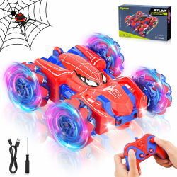 Nigecue Ferngesteuertes Auto, 2,4GHz RC Auto mit eingebautem wiederaufladbarem Akku, 360°-Drehung, Coole Lichter, Allradantrieb, 4WD RC Truck für Kinder ab 3 4 5 6 7 8 9 Jahre Angebot bei HelloDeals