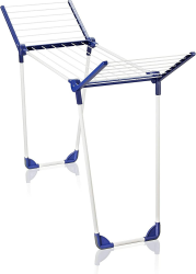 Leifheit Standtrockner Pegasus 120 Solid Compact, standfester Badewannentrockner mit Flügeln, platzsparendes Trocknen in der Badewanne, sehr kleiner Flügelwäschetrockner für Single Haushalte Angebot bei HelloDeals