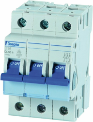 Doepke Leitungsschutzschalter DLS 6H C16-3 6 kA Leitungsschutzschalter 4014712163744 Angebot bei HelloDeals