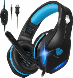 Stynice Gaming Headset mit Mikrofon für Xbox One / PS4 / PS5 / PC/Nintendo Switch - Stereo Surround Kopfhörer mit Kabel und LED - Noise Cancelling Gamer Headphones Angebot bei HelloDeals