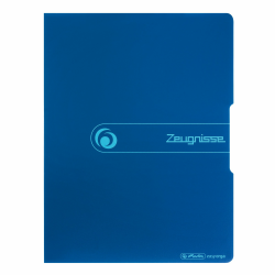 Herlitz 11208360 Sichtbuch PP A4/20 Zeugnisse blau Angebot bei HelloDeals