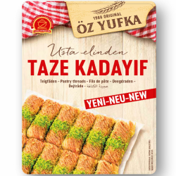2 x 400g ÖZ Yufka frisches Kadayif Teigfäden Kunafe zur Herstellung von Dubai Schokolade oder Künefe Angebot bei HelloDeals