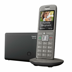 Gigaset CL660 - Schnurloses DECT-Telefon ohne Anrufbeantworter mit großem TFT-Farbdisplay - moderne Benutzeroberfläche, schlankes Design Telefon, anthrazit-metallic [Deutsche Version] Angebot bei HelloDeals