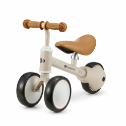 Kinderkraft Laufrad CUTIE, Lernlaufrad, Kinderlaufrad, Lauflernrad, Fahrrad ohne Pedale, Dreirad, Aus Metall, Modernes Design, Sichere Konstruktion, für Kinder ab 1 Jahr, Beige Angebot bei HelloDeals