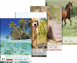 Brunnen 1047913 Zeichenblock (A3, 100 g/m², 20 Blatt) Tiermotive Angebot bei HelloDeals