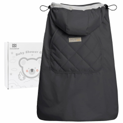 Bebear Winterbezug für Babytrage Warm Universal Hoodie Babytragebezug für alle Jahreszeiten(Grau) Angebot bei HelloDeals