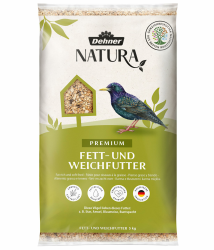 Dehner Natura Premium Wildvogelfutter, Fettfutter / Weichfutter, Ganzjahresfutter artgerecht / kraftspendend , hochwertiges Vogelfutter für Wildvögel, 5 kg Angebot bei HelloDeals