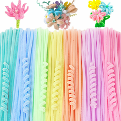 100 Stück Pfeifenreiniger Chenilledraht 30CM Biegeplüsch Kunst Pfeifenputzer Bunt Bastelset Bendable DIY Twist Stick Biegeplüsch Bunt zum Basteln für Zum Basteln und Dekorieren(Macaron-Farbe) Angebot bei HelloDeals