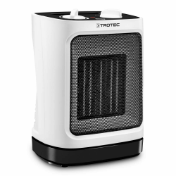 TROTEC Keramik Heizlüfter TFC 17 E – Heizleistung 1200 W / 2000 W – Elektroheizung mit Thermostat, Raumgröße 24 m² bis 60 m³, Oszillationsfunktion 60° Angebot bei HelloDeals
