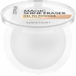 Catrice Magic Shine Eraser Gel To Powder, Nr. 010, Transparent, mattierend, porenverfeinernd, natürlich, für Mischhaut, vegan, ölfrei, ohne Parfüm, ohne Alkohol, 1er Pack (10g) Angebot bei HelloDeals