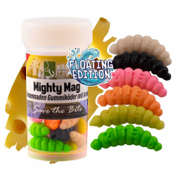 Zite Fishing Mighty Mag Floating Edition - Auftreibende Gummiköder Forellen-Angeln - Künstliche Bienenmade - UV-Aktiv - fängige Farbauswahl - Knoblauch- & Käsearoma Angebot bei HelloDeals