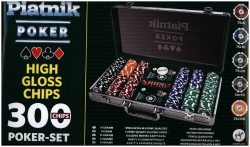 Piatnik 7903 - Poker Set 300 High Gloss Chips Angebot bei HelloDeals