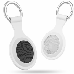 Warmfay 2 Stück Air Tracker Tag Kompatibel mit Apple Wo ist? (NUR iOS), Koffer Tracker mit Schutzhülle/Schlüsselanhänger, Wasserdicht Bluetooth Schlüsselfinder für Geldbörse/Taschen/Koffer Angebot bei HelloDeals