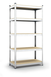 Panorama24 Lagerregal verzinkt belastbar bis 350kg - Maße: 180 x 75 x 30 cm, Regal Kellerregal Steckregal Werkstattregal Schwerlastregal Angebot bei HelloDeals