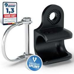 LAINFELD Anhängerkupplung für Thule Chariot & Coaster | Fahrradanhänger Kupplung inkl. Sicherheitspin | Einfache und schnelle Montage am Fahrrad Angebot bei HelloDeals