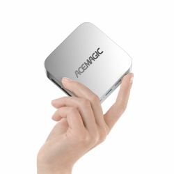 ACEMAGIC V1 Mini PC,12th Gen Ιntel Alder Lake N97 Mini PC (bis zu 3,60 GHz),16GB DDR4 512GB M.2 SSD Mini Computer mit W11 Pro | RJ45 | 4K HDMI+DP | WiFi 5 für Zuhause/Büro/Schule Angebot bei HelloDeals