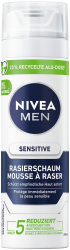 NIVEA MEN Sensitive Rasierschaum für Männer (200 ml), reichhaltiger Schaum mit Kamille und Vitamin E für eine sanfte Rasur, schützende Formel gegen Hautirritationen Angebot bei HelloDeals