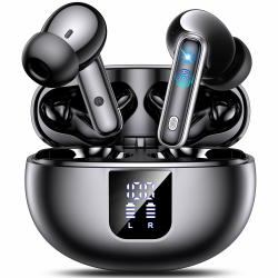 Bluetooth Kopfhörer, Kopfhörer Kabellos Bluetooth 5.4 In Ear, Kabellose Kopfhörer 36 Std Kabellose Kopfhörer mit 4 ENC Mic, LED Display IP7 Wasserdicht Ohrhörer Angebot bei HelloDeals