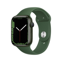 Apple Watch Series 7 (GPS, 45 mm) – Grünes Aluminiumgehäuse mit Clover Sportarmband (Generalüberholt) Angebot bei HelloDeals