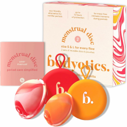 Wiederverwendbare Femdisc Periodenscheibe,bis zu 12 Stunden,nachhaltige Menstruationsscheibe als Alternative zu Tampons und Menstruationstasse,Menstruationsscheibe für leichte oder starke Regelblutung Angebot bei HelloDeals