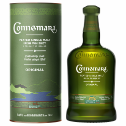 Connemara Original mit Geschenkverpackung | getorfter Single Malt Irish Whiskey | rauchiges Aroma | 40% Vol | 700ml Einzelflasche Angebot bei HelloDeals