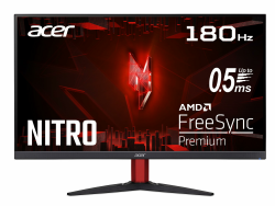 Acer Nitro KG272S3 Gaming Monitor 27 Zoll (69 cm Bildschirm) Full HD, 180Hz, bis zu 0.5ms (GTG), 2xHDMI 2.0, DP 1.2, FreeSync Premium, Schwarz, ‎UM.HX2EE.301 Angebot bei HelloDeals