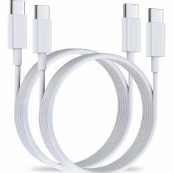 iPhone 15 ladekabel,USB C Kabel 2Stück 1M 60W USB C auf USB C Schnellladekabel PD3.0 USB C Ladekabel Für iPhone 15/15Pro/15ProMax,Samsung S23/S22/S21 Serie, Huawei Typ-C-Geräten usw Angebot bei HelloDeals