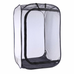 RofHaus Insekt Und Schmetterling Habitat Käfig Schwarz Faltbare Schutz Käfig Mesh Terrarium Pop-Up-60 * 60 * 90cm Angebot bei HelloDeals
