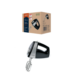 Grundig HM 5040 Premium-Handmixer (300 Watt), schwarz-silber Angebot bei HelloDeals
