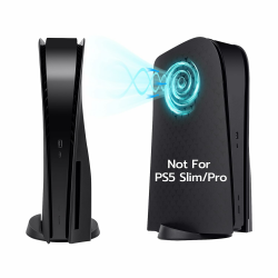 Mcbazel Playstation 5 Faceplate Ersatz Seite Panels Hard Faceplate Playstation 5 UHD Konsole Kühlung Vent Panel Ersatz für Playstation 5 Disc Edition - schwarz(Nicht für PS5 Slim/Pro) Angebot bei HelloDeals