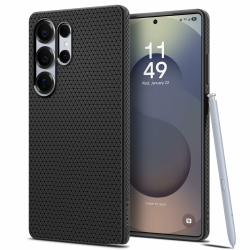 Spigen Liquid Air Hülle Kompatibel mit Samsung Galaxy S25 Ultra -Schwarz Angebot bei HelloDeals